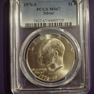 1976-S Eisenhower Silver Dollar Coin